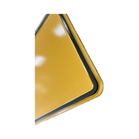 Plaque d'immatriculation de voiture en aluminium semi-finie personnalisée avec finition brillante, épaisseur de 1 mm, dimensions 52*1 cm pour la décoration