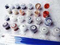 Kits de peinture par numéros faits à la main avec peinture acrylique, toile, art mural numérique pour la décoration de la maison, du salon, cadeau unique