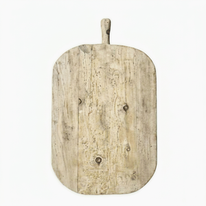 Planche à découper en bois blanc avec poignée, robuste, rectangulaire, durable, compatible lave-vaisselle, épaisseur 2 cm, pour la cuisine - Product Image 1