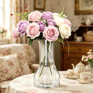 Custom Sizes <b>Stand</b> Up Flower <b>Vase</b> Shape Pouch Bouquet Water Retainer Bag Leak-Proof Plants Hydroponic Plastic Bags - Product Image 1
