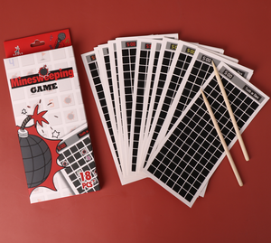YUELU Creative Minesweeper Scratch Card Puzzle Game 18 PCS/Set Scratch Painting Magic Scratch Art Paper for Kids Gift - Product Image 4