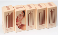 Boîte d'emballage cosmétique pour soins de la peau, boîte d'emballage de produit personnalisée, papier cartonné blanc 350GSM, boîtes à savon personnalisées, emballage pour rouge à lèvres