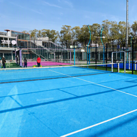 Cancha de Pádel Panorámica Completa de la Mejor Calidad a Precio de Fábrica para Parques al Aire Libre y Comunidades Residenciales