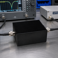 Atténuateur fixe 100W, type N, mâle vers femelle, DC-6GHz, 50 Ohm, plaqué noir, montage sur tablette pour test RF