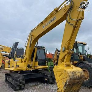 Excavatrice sur chenilles Komatsu PC220 d'occasion, 22 tonnes, godet de 1,1 m³, marque japonaise, grande excavatrice de construction d'origine, faible nombre d'heures, certifiée CE - Product Image 5