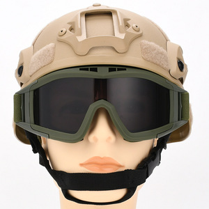 Gafas de seguridad tácticas de marco completo con lentes de policarbonato antivaho para protección contra el polvo en sitios de construcción - Product Image 2