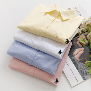 Áo sơ mi nữ tay dài kiểu Hàn Quốc, dáng rộng, cổ trụ, in họa tiết tie dye, chất liệu polyester/cotton dệt, size 2XL - Product Image 2