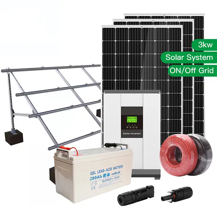 10 Jahre profession eller Solar hersteller 5KW 48VDC reine Sinus-Solaranlage