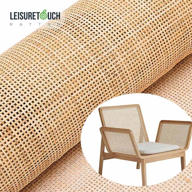 Home Decor Traditional Woven Natural Rattan Webbing Raw Material for Furniture, Chair,basket,light