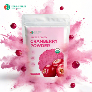 Herbspirit Poudre <span class=keywords><strong>de</strong></span> <span class=keywords><strong>Canneberge</strong></span> 100% Naturelle Lyophilisée Qualité Alimentaire Concentré <span class=keywords><strong>de</strong></span> <span class=keywords><strong>Jus</strong></span> <span class=keywords><strong>de</strong></span> <span class=keywords><strong>Canneberge</strong></span> en Poudre Prête à Boire en Bouteille - Product Image 1