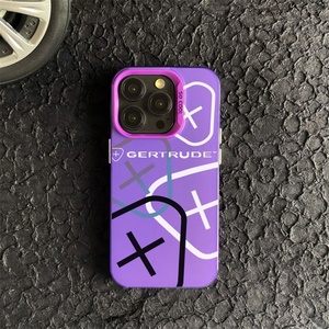 เคสโทรศัพท์ดีไซน์เก๋สำหรับ iPhone XR XS 11 12 13 14 15 16 17 Pro Max ป้องกันแรงกระแทก รุ่น Coque Gertrude พร้อมตัวป้องกันกล้อง บรรจุในถุง Opp - Product Image 3