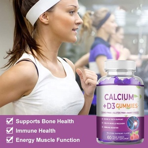 OEM/ODM Marque Privée Gummies de Haute Qualité pour le Soutien Immunitaire et la Récupération Musculaire CALCIUM+D3 - Product Image 1