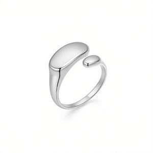 Anillo de Moda Amy Amy A3303 de Acero Inoxidable, Geométrico, Moderno, para Uso Diario, Joyería para Mujer, Regalo - Product Image 3