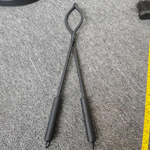 Venta al por mayor de pinzas de hierro forjado baratas, <span class=keywords><strong>Pala</strong></span> y cepillo, juego de herramientas para chimenea para <span class=keywords><strong>horno</strong></span> de pizza - Product Image 2