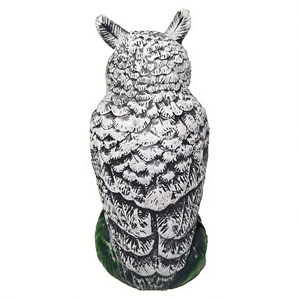 Ahuyentador de Aves Realista con Cabeza Giratoria de 360 Grados, Repelente de Plagas de Plástico para Jardín, Granja, Huerto, Patio Exterior - Product Image 5