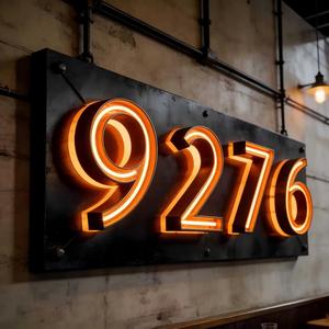 Enseigne commerciale personnalisée en acrylique IP65, fabriquée directement par SONGWEN, lettres 3D rétroéclairées par LED, lumière blanche chaude douce 2700K, installation facile - Product Image 1