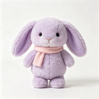 Peluche personnalisée en forme de lapin, jouet en peluche doux 100% polyester, lapin de dessin animé, peluche câline pour enfants, cadeau, poupée en peluche OEM ODM