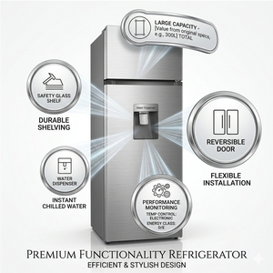 Refrigerador Doméstico de Doble Puerta con Congelador Superior de 212L <span class=keywords><strong>en</strong></span> Oferta para el Hogar - Product Image 5