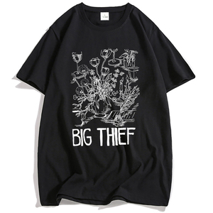เสื้อยืดลายกราฟิก Big Thief Flowers แบบยูนิเซ็กซ์ สไตล์ฮิปฮอป คอกลม แขนสั้น ผ้าถัก สตรี<span class=keywords><strong>ท</strong></span>แวร์ - Product Image 2