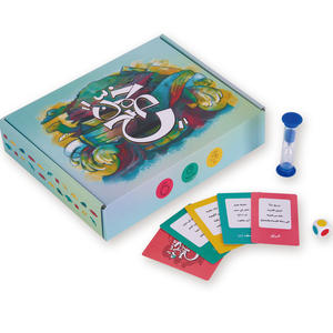 Juego de Cartas Familiar en Árabe para Niños, Juego de Mesa Educativo para el Hogar, la Escuela, Fiestas, Reuniones Familiares y Aprendizaje, Unisex - Product Image 3