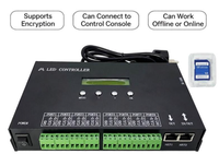 Vonew Star H807SA 8 Ports Artnet DMX à SPI LED Pixel Controller prend en charge la carte SD DMX512 Console LED Pixel Controller