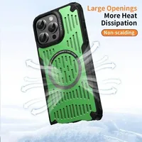 Étui de téléphone magnétique tendance pour iPhone 13 14 15 Pro Max, léger et respirant, pour iPhone 14 15 Plus