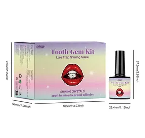 <b>DIY</b> Tooth Gem <b>Kit</b> Super Viscose Water Diamond Crystal Jewelry Teeth Decoration Teeth Easy Remove Install Tooth Jewelry <b>Kit</b> - Product Image 4