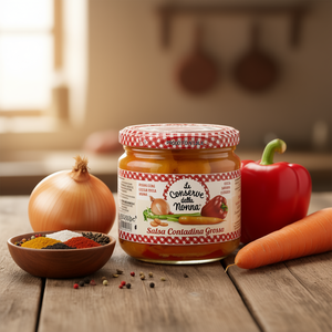 Conserves de la Grand-mère : Sauce rustique grossière 400g x 12 pièces, mélange d'épices et d'assaisonnements - Product Image 3