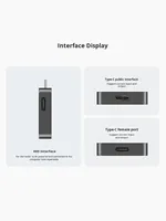 Testeur USB Power-Z Voltmètre Ampèremètre Détecteur de puissance de charge rapide Dispositif de détection PD Appât 1 Antenne Chipset KM003C