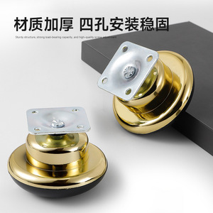Patas para Muebles de 65 mm, Chapadas en Oro, Fácil Instalación, Patas para Sofá - Product Image 3