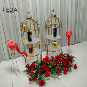 LEDA ชั้นวางของคุณภาพสูงสำหรับห้องนั่งเล่น ระเบียง ร้านเสริมสวย สำนักงาน สปา รูปทรงกรงนก สำหรับจัดเก็บของมุมห้อง วางกระถางดอกไม้ - Product Image 2
