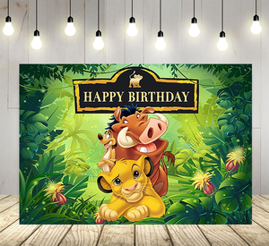Toile de fond <span class=keywords><strong>Roi</strong></span> <span class=keywords><strong>Lion</strong></span> pour fournitures de fête d'<span class=keywords><strong>anniversaire</strong></span>, jungle tropicale, safari, arrière-plans photo, thème d'<span class=keywords><strong>anniversaire</strong></span> <span class=keywords><strong>Roi</strong></span> <span class=keywords><strong>Lion</strong></span>, baby shower - Product Image 2
