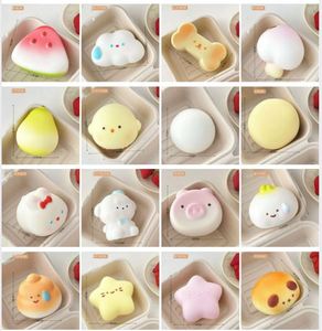 NEW Cutie Cheese&Star&Poop&Pear&Piggy Sticky PU Squeeze Toy Stress Relief Gift for Kids Adults Desk Toy Enhance Mood Therapy - Product Image 2