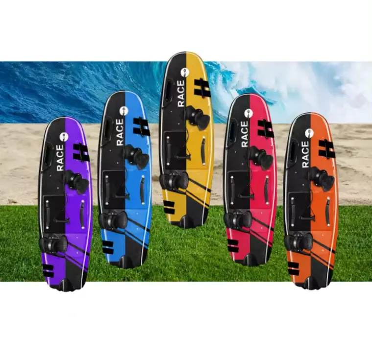 BESTEVE Wholesale hot sell fastest 55km/h 72V 50Ah powered motor fast charge outdoor electric carbon fiber surfboard