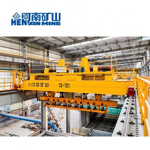 Cần cẩu di động QL EOT có thể xoay 20 + 20t móc treo điện từ dầm cầu trục dầm đôi - Product Image 1