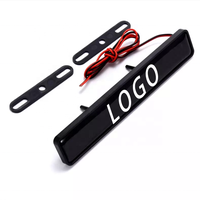 Nouveau logo de calandre de voiture à LED, emblème numérique, insigne, blanc, IP65, étanche, matériau ABS, pour Benz, pour Audi