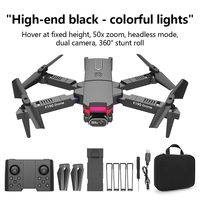 Moule privé chaud pliable 4k-camera-drone photographie batterie rechargeable de drone la moins chère avec lumières LED Drone pour le spectacle