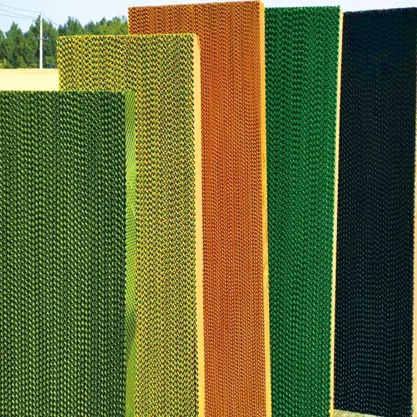Evaporative Cellulose Cooling Pad in Air Cooler Greenhouse Poultry Farm Greenhouse Evaporative Cooling Pad Air Cooling System