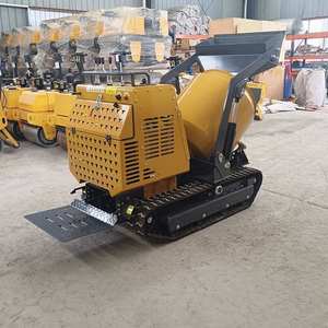 Nueva maquinaria de construcción, bomba de motor mezcladora de hormigón sobre orugas, 400L, Mini volquete móvil de carga automática, camión mezclador de hormigón sobre orugas - Product Image 3