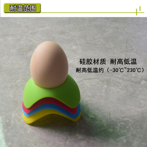 Silicone <b>Egg</b> Tray Flexible Heatable Non Toxic <b>Egg</b> Holder Kitchen Gadget <b>Storage</b> Solution - Product Image 3