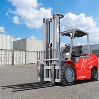Logistik Suku Cadang Mesin Pertanian Lithium Power Liftron CPD30 3000kg 3 Ton Forklift Listrik