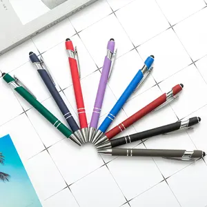 Touch-Kugelschreiber mit Stylus für Telefon, universal-Bildschirm, 2-in-1, Metall-Kugelschreiber, individuelles Logo, werbung, Verkaufs schlager