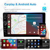 Radio Mobil Android Universal Double Din 10 Inch, Pemutar Multimedia, Carplay, Android Auto, Autoradio Stereo, Bluetooth