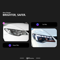 Phare avant BBA Car Styling pour Civic FD2, phare LED 2006-2015, lentille de projecteur haute puissance, signal dynamique DRL, pièces automobiles