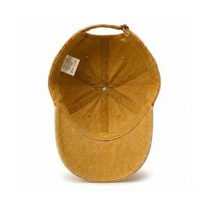 Chapeau de papa ajustable en coton Vintage unisexe en gros casquette de baseball vierge casquettes de sport en détresse teintes - Product Image 4