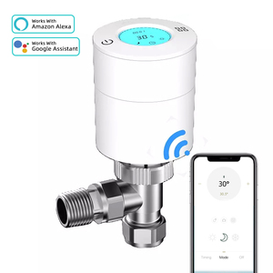 Vanne thermostatique intelligente pour <span class=keywords><strong>radiateur</strong></span> BODE Tuya Zigbee, tête d'actionneur TRV, <span class=keywords><strong>thermostat</strong></span> pour système de chauffage au sol par eau - Product Image 1