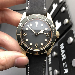 Endesign Luxury 41mm Sapphire Wristwatch with 10ATM <b>Mechanical</b> Miyota Movement Custom Leather Strap Top End <b>Design</b> - Product Image 2