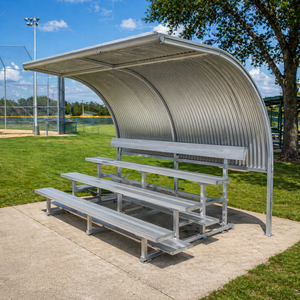Bancs en aluminium portables sur mesure de 3 m de long à 4 rangées, gradins métalliques d'extérieur, produits de divertissement sportif en promotion - Product Image 4