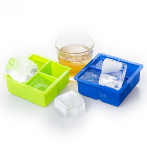 Minibandeja de silicona para cocina, cubitos grandes, caja de comida para niños con tapa, barata - Product Image 2