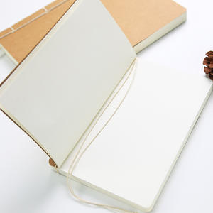 Cuaderno <span class=keywords><strong>de</strong></span> Alta Calidad B5 A5 Hecho a Mano con Encuadernación <span class=keywords><strong>de</strong></span> Hilo, Estilo Antiguo, Papel Kraft Retro, Páginas Interiores en Blanco, Cuaderno <span class=keywords><strong>de</strong></span> Dibujo Estilo Antiguo, Regalo - Product Image 4